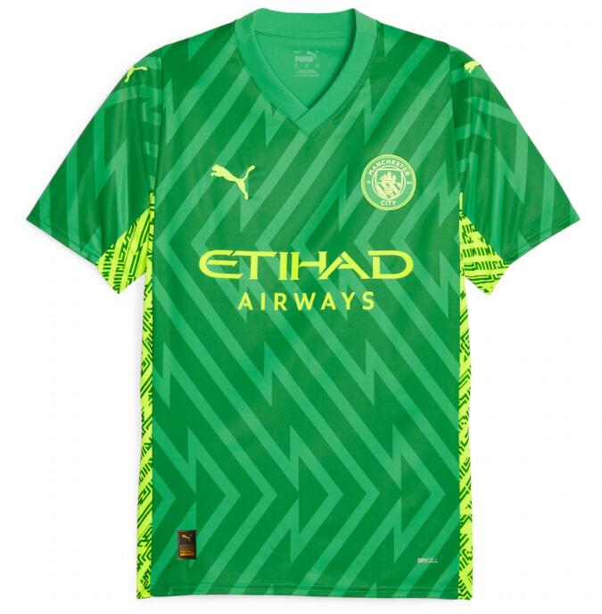 Manchester City Goalkeeper Kit Soccer Jersey 2023/24 Green